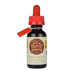 Mama’s Coconut Cream Pie flavored eliquid in a glass bottle